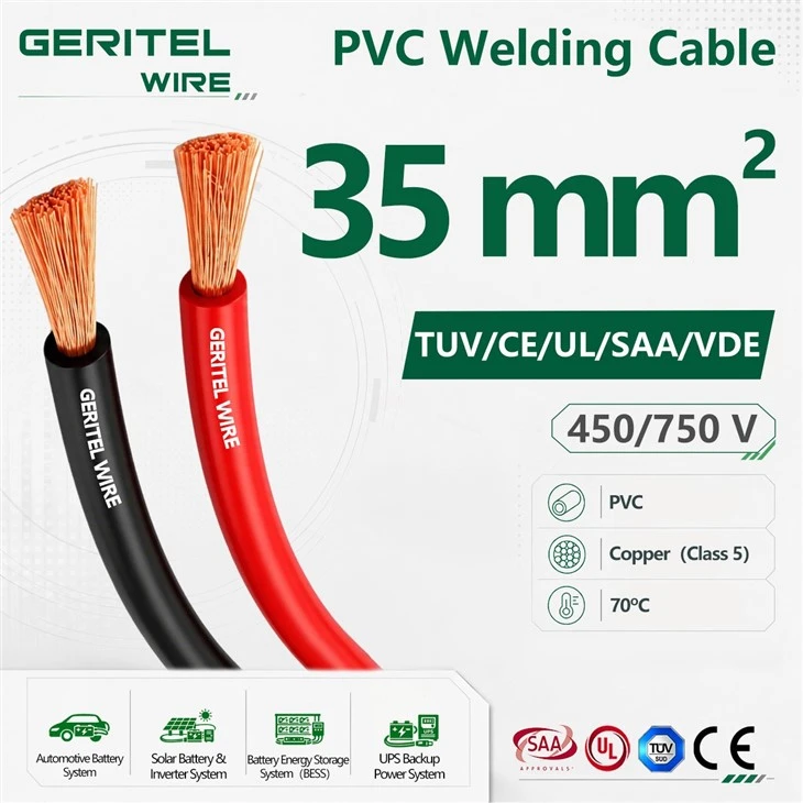 High Current 35mm² Welding Cable For Automotive Battery Systems