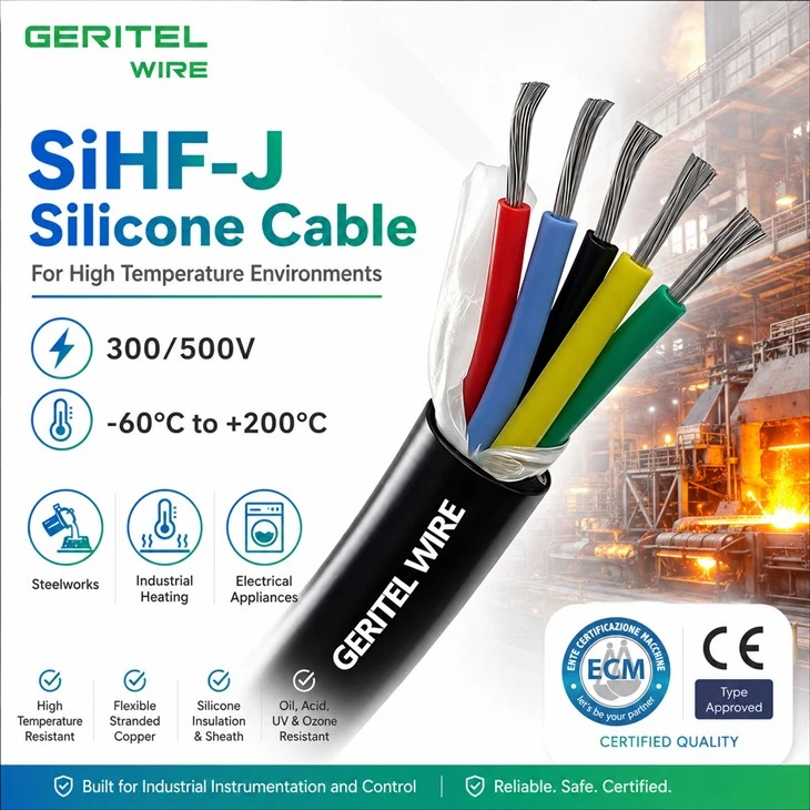 Industrial Dryer Cable For Textile And Paper Processing Machinery