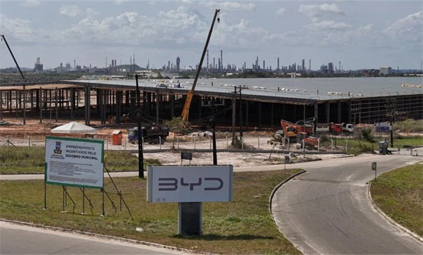 BYD factory in Brazil BYD factory in Brazil