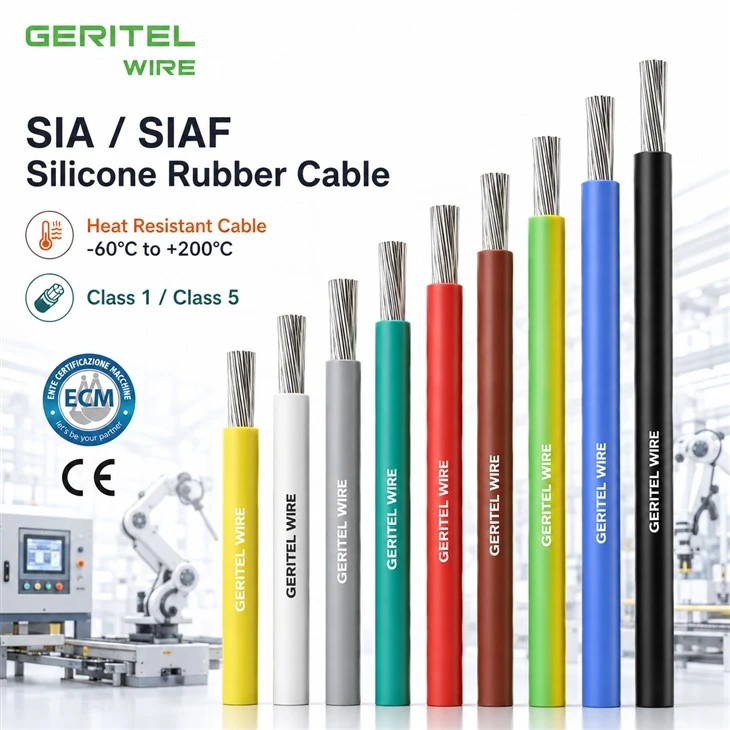 Motor Lead Silicone Wire For Warm Rotating-Machine Interiors
