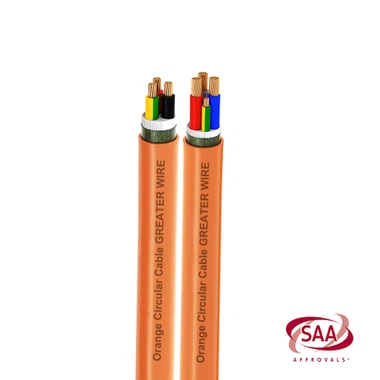 SAA 16mm 4 core orange power cable SAA 16mm 4 core orange power cable