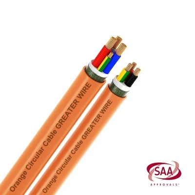 SAA 10mm orange circular SAA 10mm orange circular