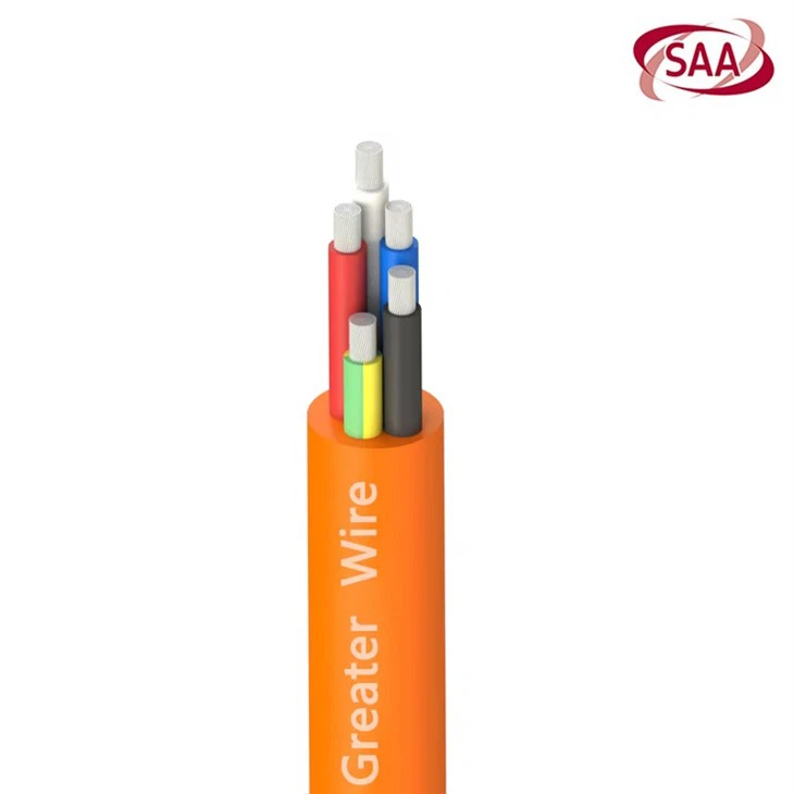 0.6/1kV Aluminum Orange Circular Cable