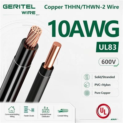 10 AWG THHN/THWN-2 Copper Building Wire– 30A Dedicated Circuit Wiring for Equipment and Appliances