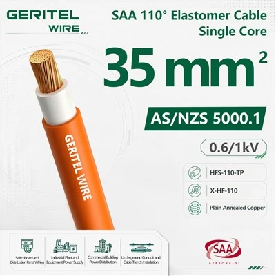 35mm² 110C LSHF SDI Cable Class 5 Flexible Copper