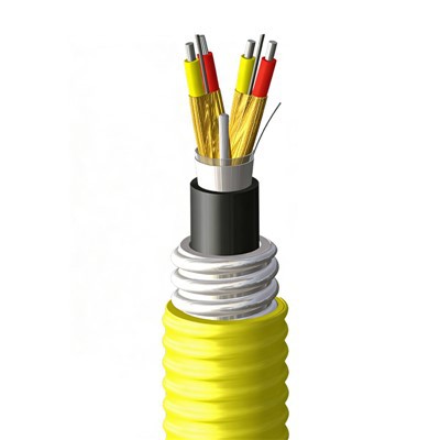 UL Type PLTC / ITC Armored Thermocouple Extension Cable 300 V