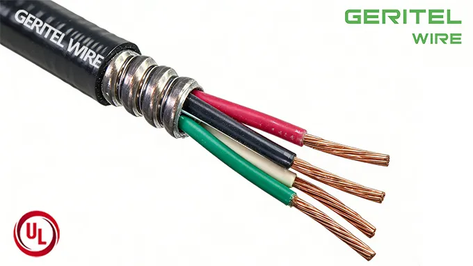 PVC jacketed metal clad cable PVC jacketed metal clad cable