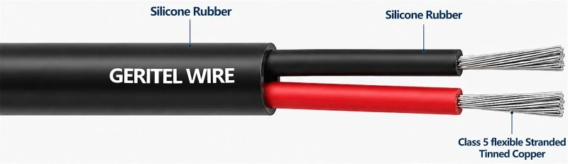 4G16 Class 5 tinned copper silicone cable 4G16 Class 5 tinned copper silicone cable