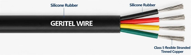 silicone control cable with VDE 0293 core colours silicone control cable with VDE 0293 core colours