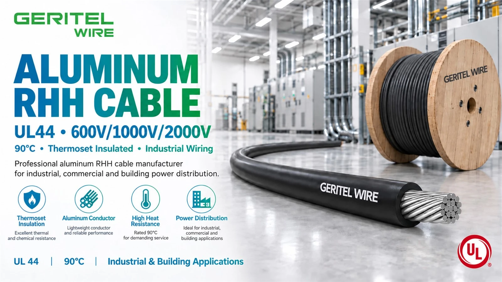 UL44 Aluminum RHH Wire UL44 Aluminum RHH Wire