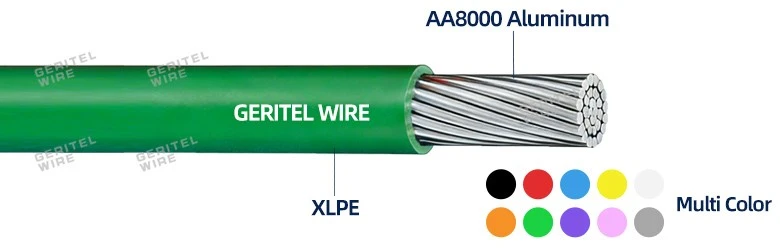 UL44 4 AWG aluminum RHH cable UL44 4 AWG aluminum RHH cable