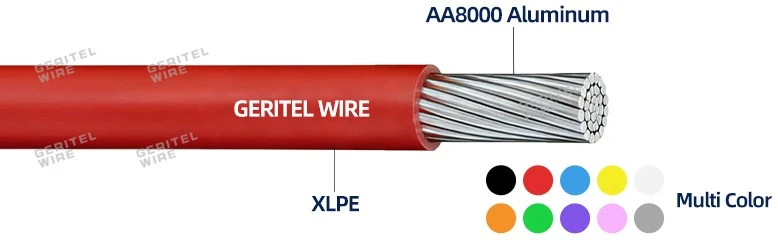 UL44 2/0 AWG aluminum RHH cable UL44 2/0 AWG aluminum RHH cable