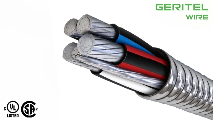 4C 3/0 BX aluminum cable 4C 3/0 BX aluminum cable