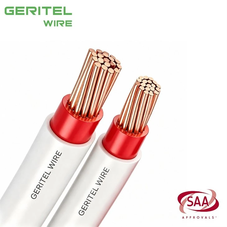 Red Insulation SDI Cable With White PVC Outer Sheath And Copper Conductor suppliers