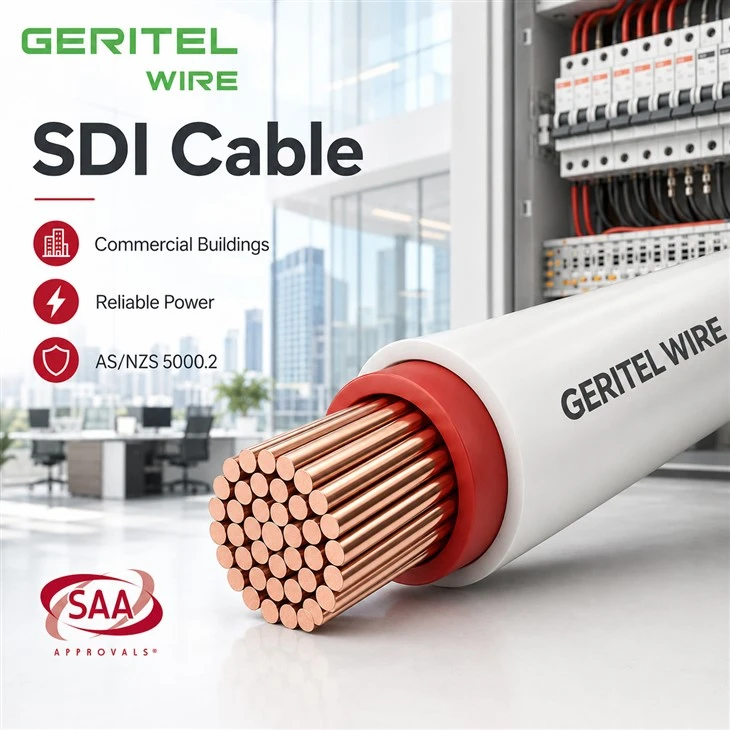 SAA Approved SDI Cable – 450 750V V90 Single Core Supply For Australian Projects