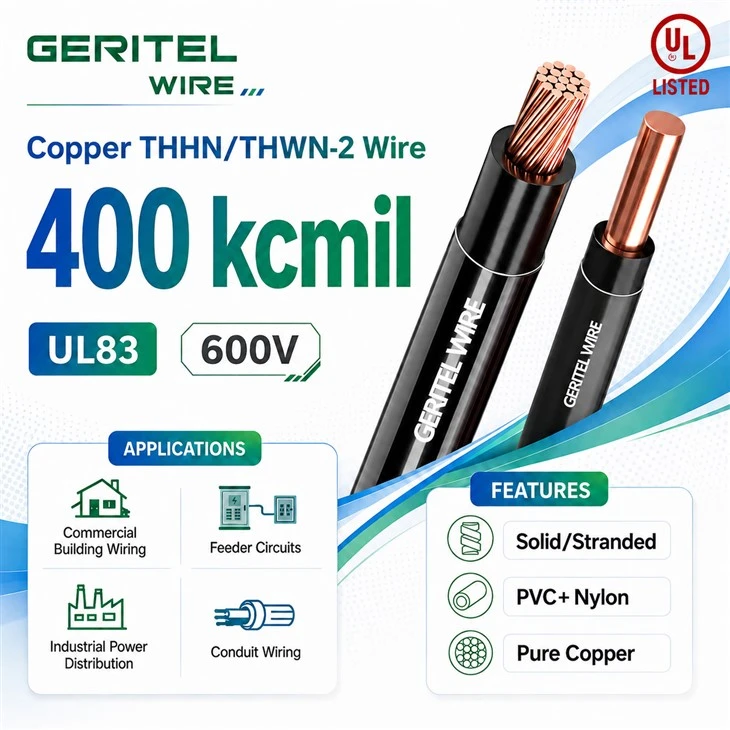 Service And Feeder Wire Single Conductor Building Wire