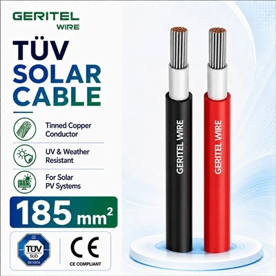 185mm Photovoltaic Power Cable Flexible Tinned Copper String Wire
