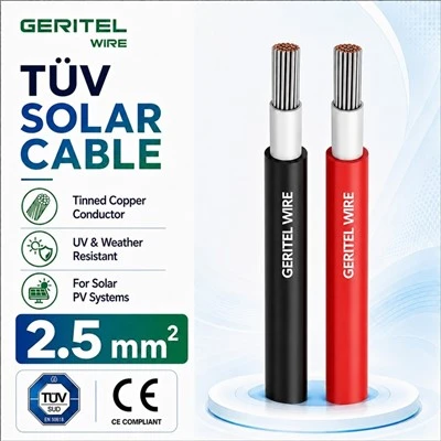 2.5mm Solar PV Cable EN 50618 Outdoor Photovoltaic Wire