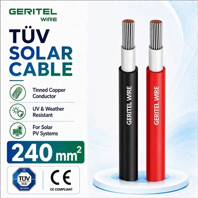 240mm PV DC Cable IEC 62930 Halogen-Free PV Wire