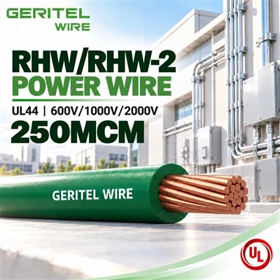 250 MCM RHW-2 Copper Power Cable For Data Center Feeders