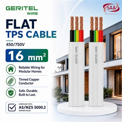 2C+E TPS Cable For Residential Fixed Wiring | GERITEL WIRE