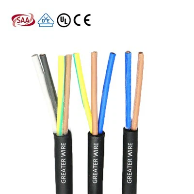 300/300V 2 3 4 Core H03VV-F Cable