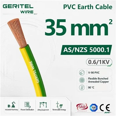 35mm Flexible Grounding Wire 0.6/1kV V90 PVC