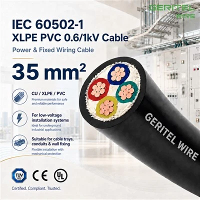 35mm XLPE Insulated PVC Sheathed Cable For Pumps And Utilities