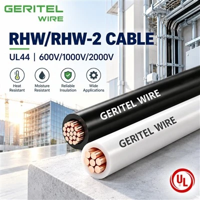 600V Copper RHW/RHW-2 Wire For Building Power Feeders