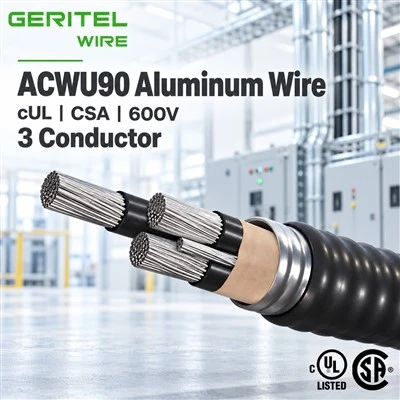 ACWU90 Cable 600V Aluminum Armoured Power Cable