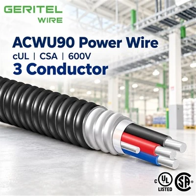 ACWU90 Underground Power Cable For Direct Burial