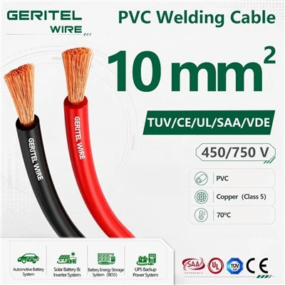 Car Battery And Power Inverter 10mm² Welding Cable