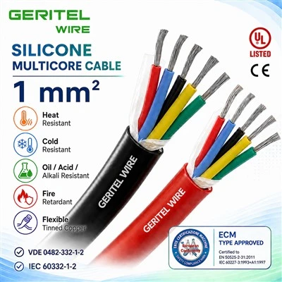 Commercial Kitchen Equipment Wiring With SiHF-J 1mm Silicone Cable