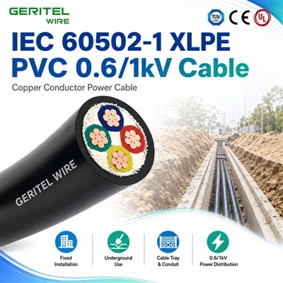 Copper XLPE Cable Ghana For Building, Factory And Utility Feeders