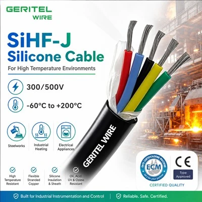 Industrial Dryer Cable For Textile And Paper Processing Machinery