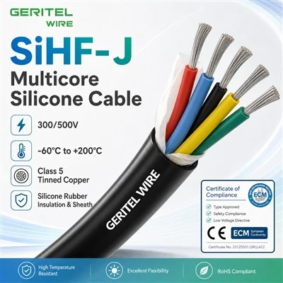 Plastic Processing Machine Cable For Injection Molding And Extrusion Lines