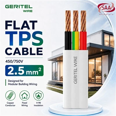 Portable Buildings Flat TPS Cable – Copper PVC Building Cable