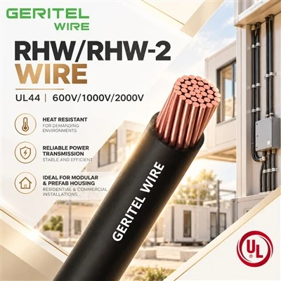 RHW-2 Copper Power Cable For Data Center Electrical Rooms
