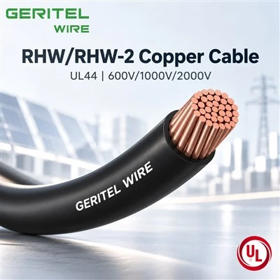 RHW/RHW-2 Copper Cable For Factory Power Distribution