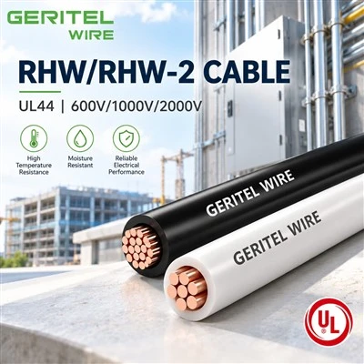 RHW/RHW-2 Copper Wire UL44 Thermoset Insulated Power Cable