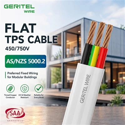 RV Flat TPS Cable | AS/NZS 5000.2 Building Wire