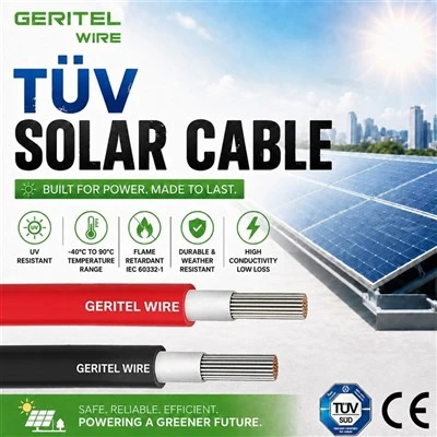 Solar System Cable For Solar Arrays And Inverter Connections