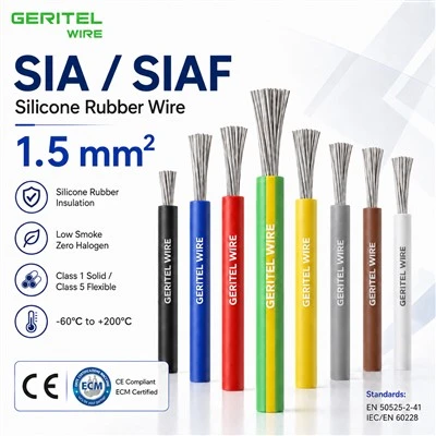 Specify 1.5mm2 Silicone Rubber Cable For Repeated Heat Cycles