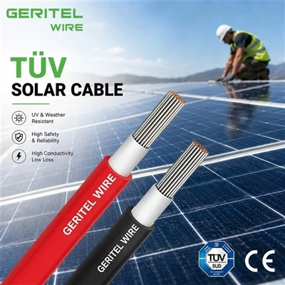 TÜV Certified PV Cable For Long-Term Solar DC Connections
