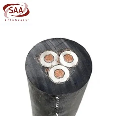 Type 2S 1.1/1.1KV Collectively Screened Mining Cable