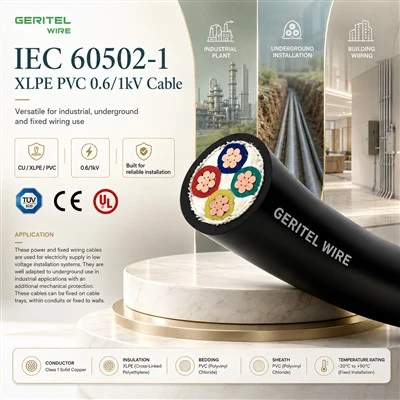 U-1000 R2V Cable Supply For French Low-Voltage Power Distribution