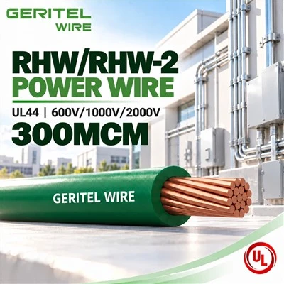 UL44 300 MCM RHW/RHW-2 Copper Cable For Power Distribution
