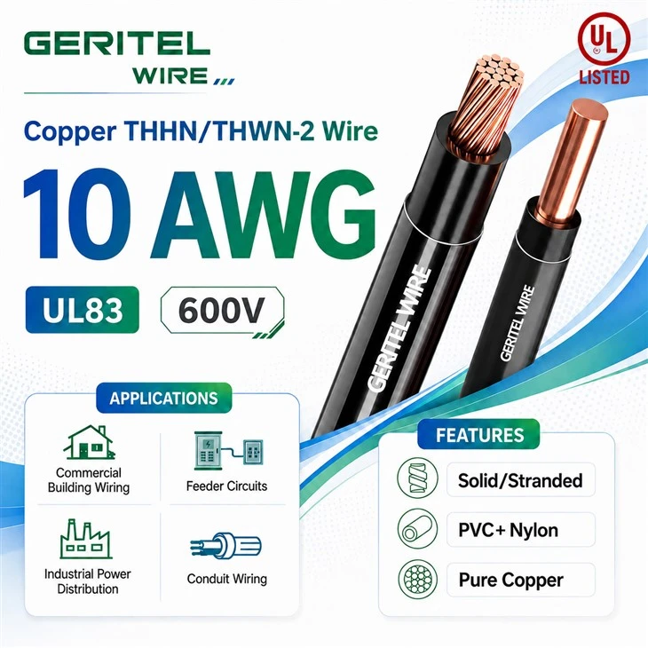 THHN Wire Manufacturer PVC Nylon Copper Conductor