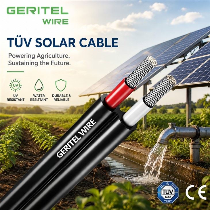 Tinned Copper Solar Cable For Rooftop And Utility Solar Projects