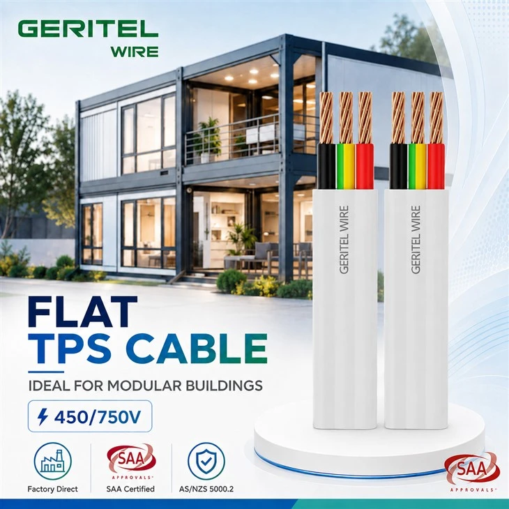 Tiny House Flat TPS Cable For Tiny Houses | GERITEL WIRE